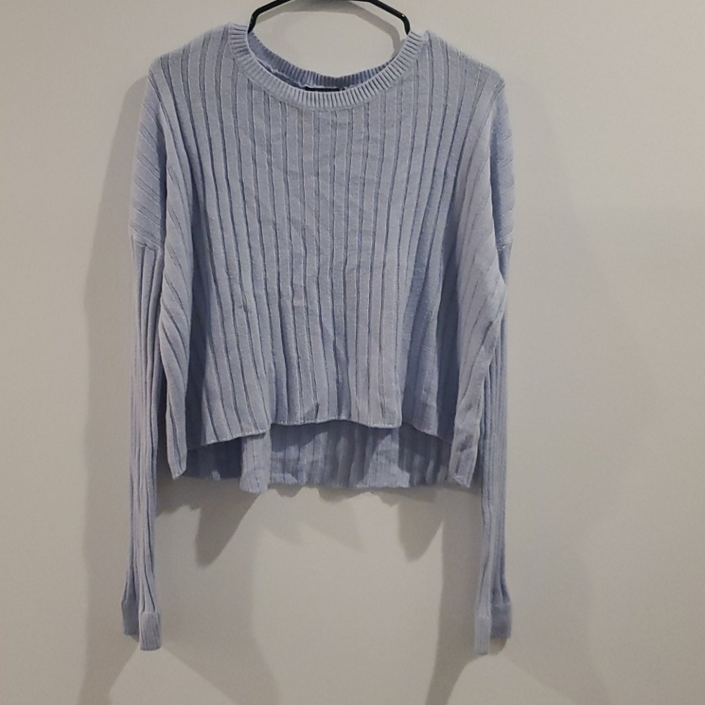Cropped Knit Sweater